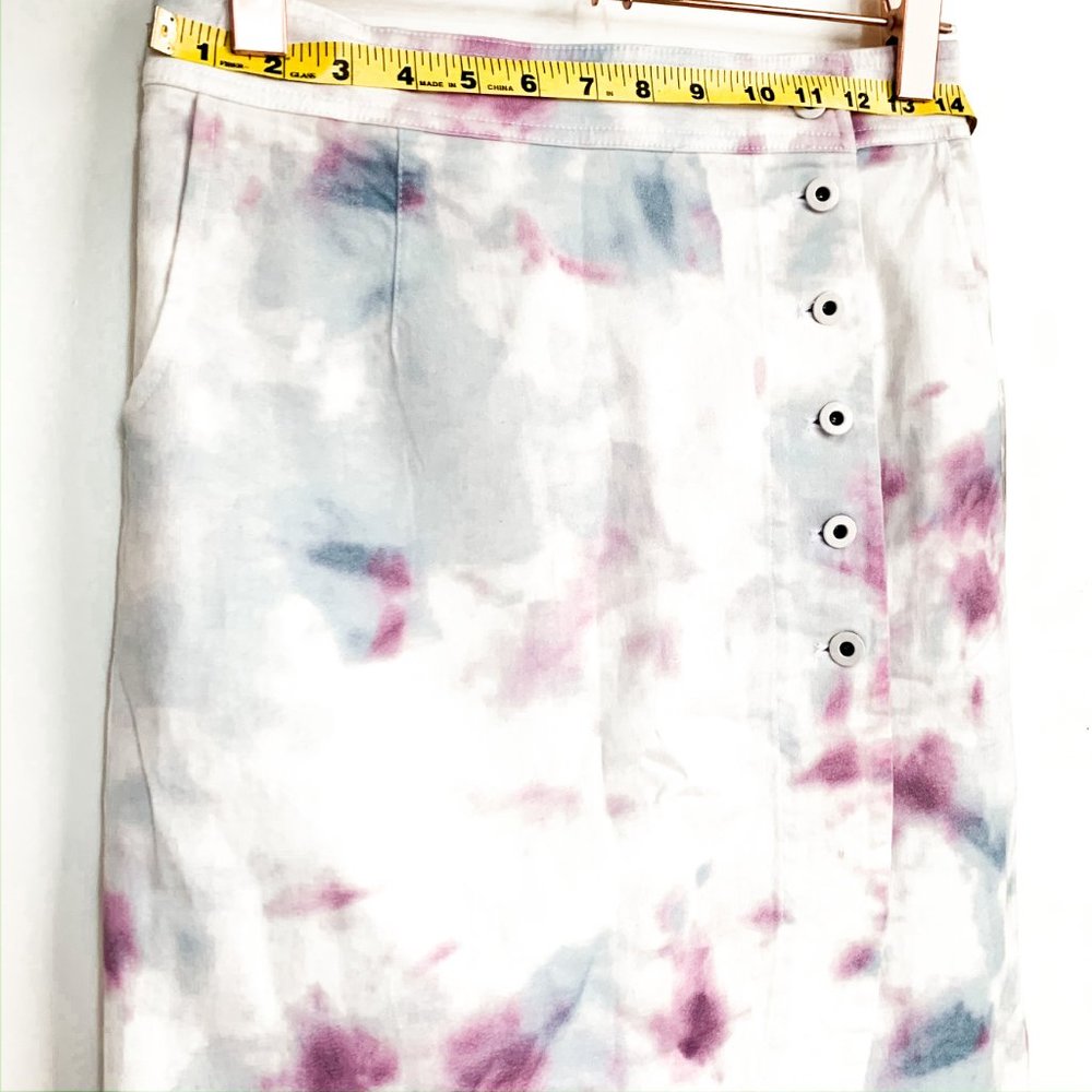 NWT anthropologie kimmie tie-dye tulip midi skirt - Picture 6 of 9